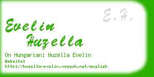 evelin huzella business card